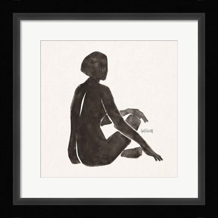 Framed Neutral Nudes III Print