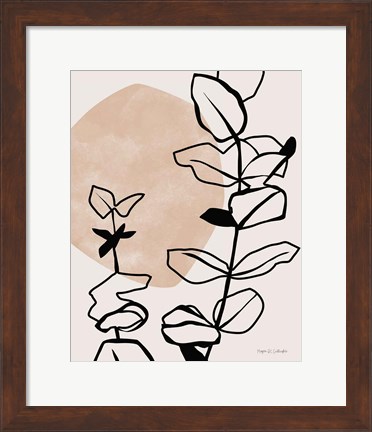 Framed Zen Eucalyptus I Print