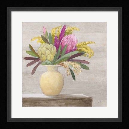 Framed Protea Still Life II Print