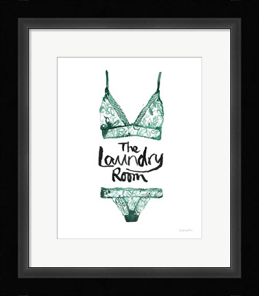 Framed Lingerie Laundry II Print