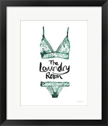 Framed Lingerie Laundry II Print