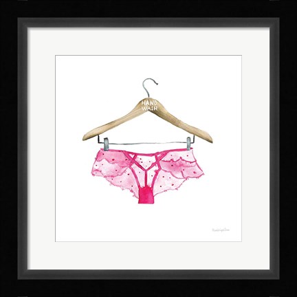 Framed Hand Wash IV Print