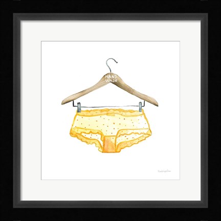 Framed Hand Wash II Print