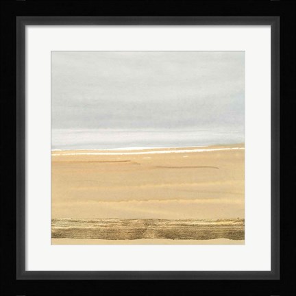 Framed Gold Strips III Print