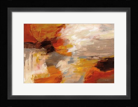 Framed Falling Leaves Print