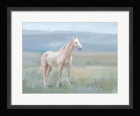 Framed Mountain Mare Landscape Print