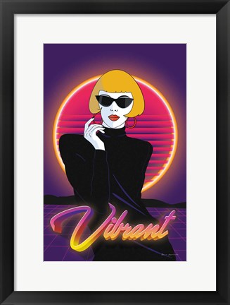 Framed So Eighties I Print