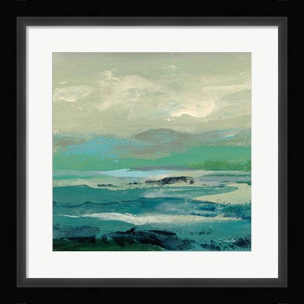 Framed Turquoise Bay II Print