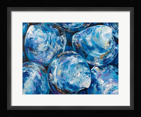 Framed Group of Quahogs Print