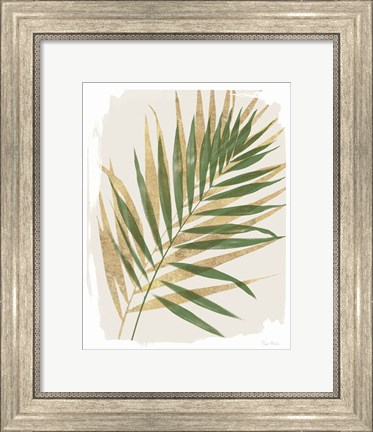 Framed Nature By the Lake Frond I Shadows Print