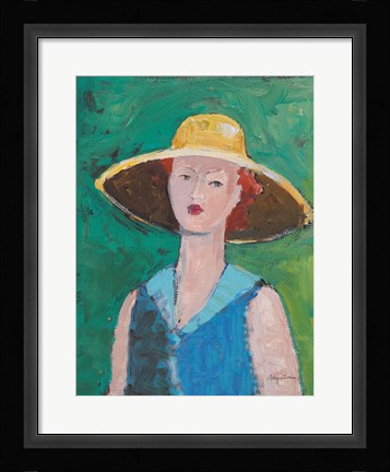 Framed Flea Market Portrait II Print