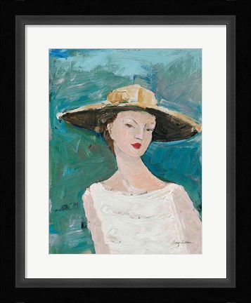 Framed Flea Market Portrait I Print