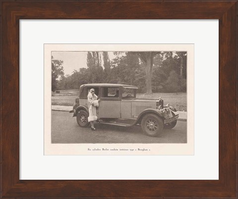 Framed French Country Drive I Print