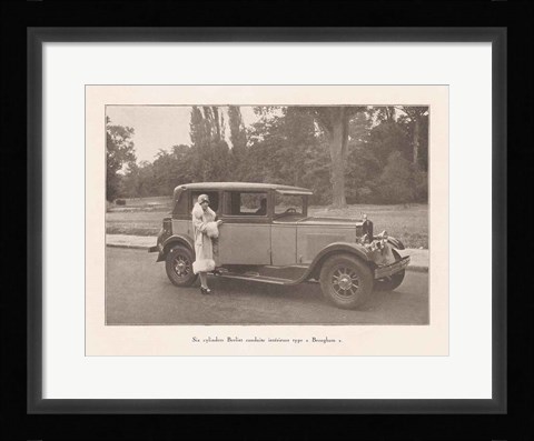 Framed French Country Drive I Print