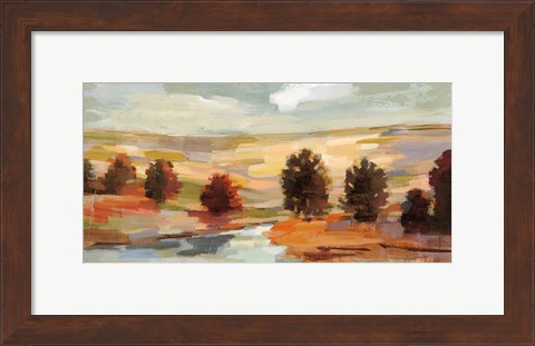 Framed Fall Country Landscape Print