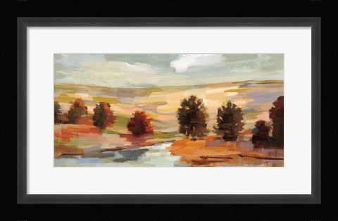 Framed Fall Country Landscape Print
