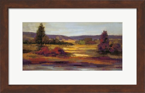 Framed Fall Riverside Crop Print