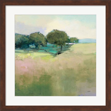 Framed Scenic Meadow Light Print