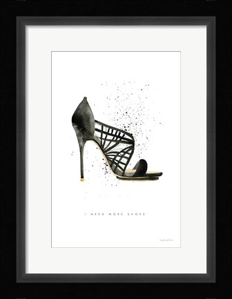 Framed Stiletto Style I Print