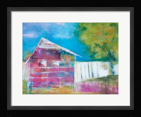 Framed Checker Sam's Place Print