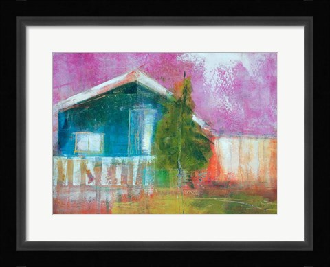 Framed I Dream In Blue Print