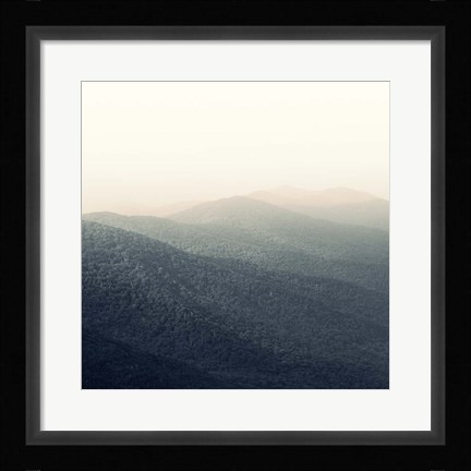 Framed Sunrise, Smoky Mountains Print
