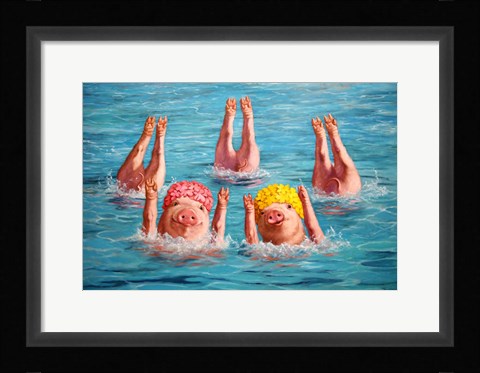 Framed Water Ballet Print