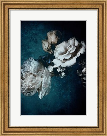 Framed Blue Flower 2 Print