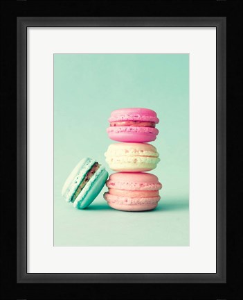Framed French Macarons Print