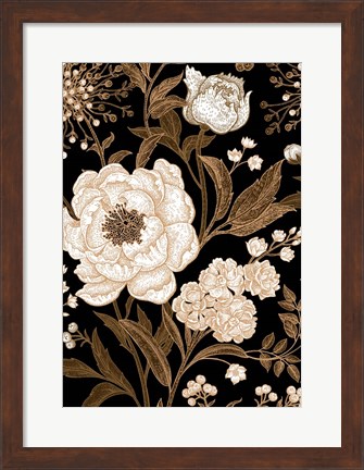 Framed Golden Rose Print