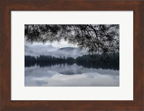 Framed Rainy Day Cooper Lake Print