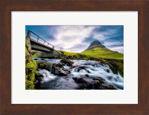Framed Evening In Iceland Print
