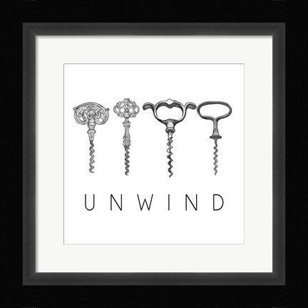 Framed Unwind Print