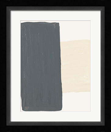 Framed Mindful Neutrals I Print