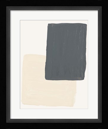 Framed Mindful Neutrals II Print