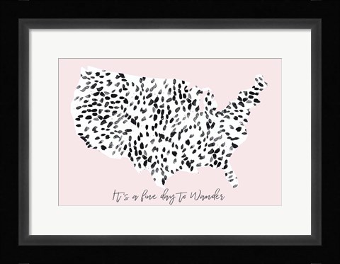 Framed It's a Fine Day to Wander Print