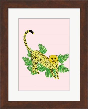 Framed Cheetah On The Lookout I Print