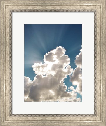 Framed Bursting Cloud Print