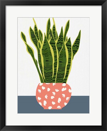 Framed Potted Plant Print
