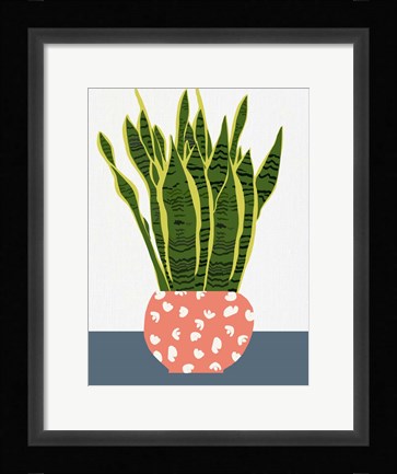 Framed Potted Plant Print