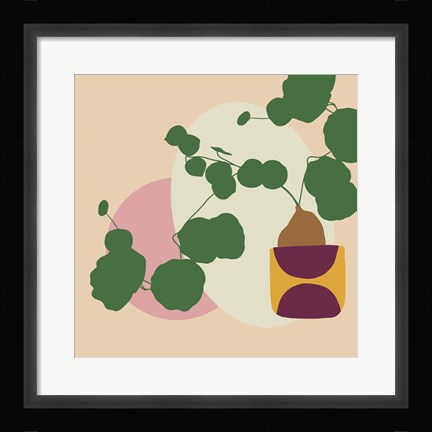 Framed Mod Potted Plant 1I Print