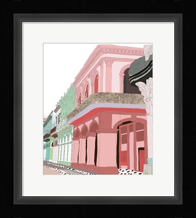 Framed Mid Town Print