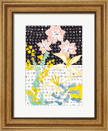 Framed Mother Daughter Floral Print