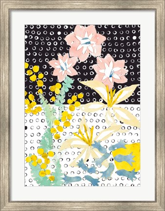 Framed Mother Daughter Floral Print