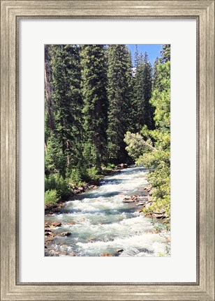 Framed Mountain River Print