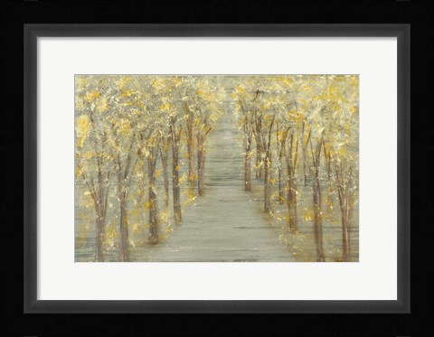 Framed Gold Forest Print
