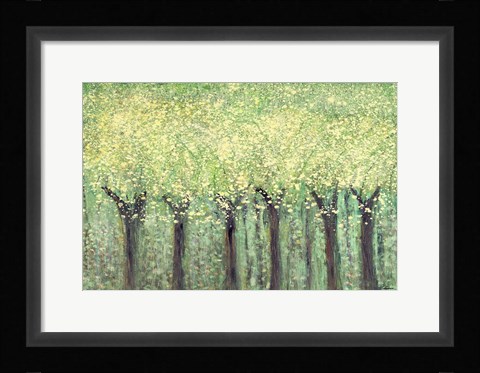 Framed Live Green Trees Print