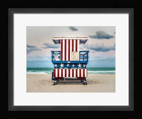 Framed Stars And Stripes Print