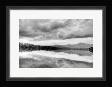 Framed Lake At Dusk Print