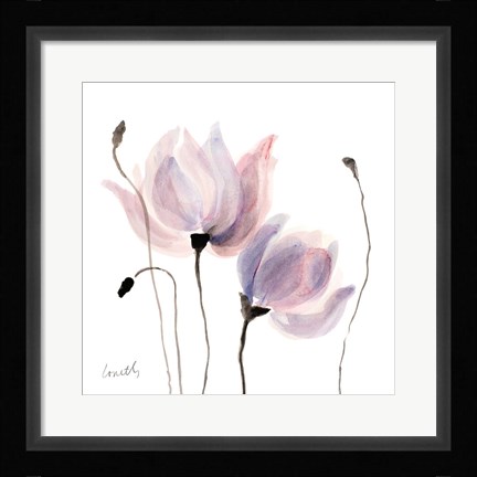 Framed Floral Sway III Print